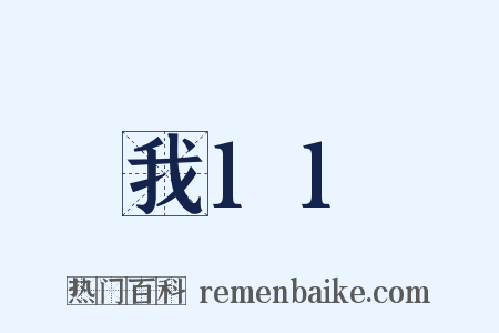 我11是什么意思的图片